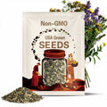 Survival Garden, Medicinal Herb Collection - 40 Seed Varieties, Over 3600 Seeds, Heirloom, Long Shelf Life, Non-GMO, Emergency Go Bag