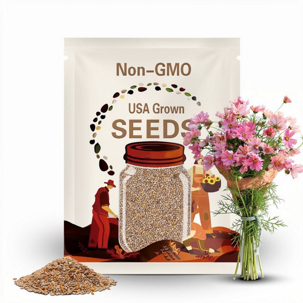 Apricotta Cosmos Seed Flower Seeds-Wild flower Seeds