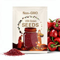 Amity Red ( Amityville) pepper  seeds. Created by Inked Gardener LLC.