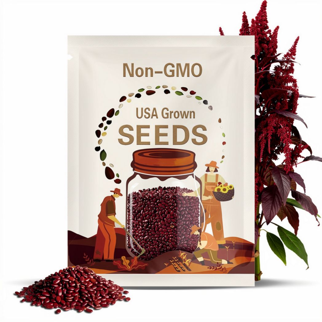 Deep Red Cockscomb Seeds, Celosia argentea var Cristata, CC2100