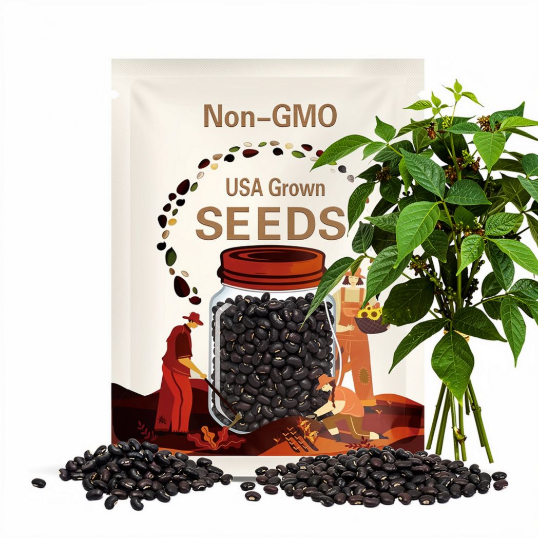 Puerto Rican Vining Black Bean - 15 seeds