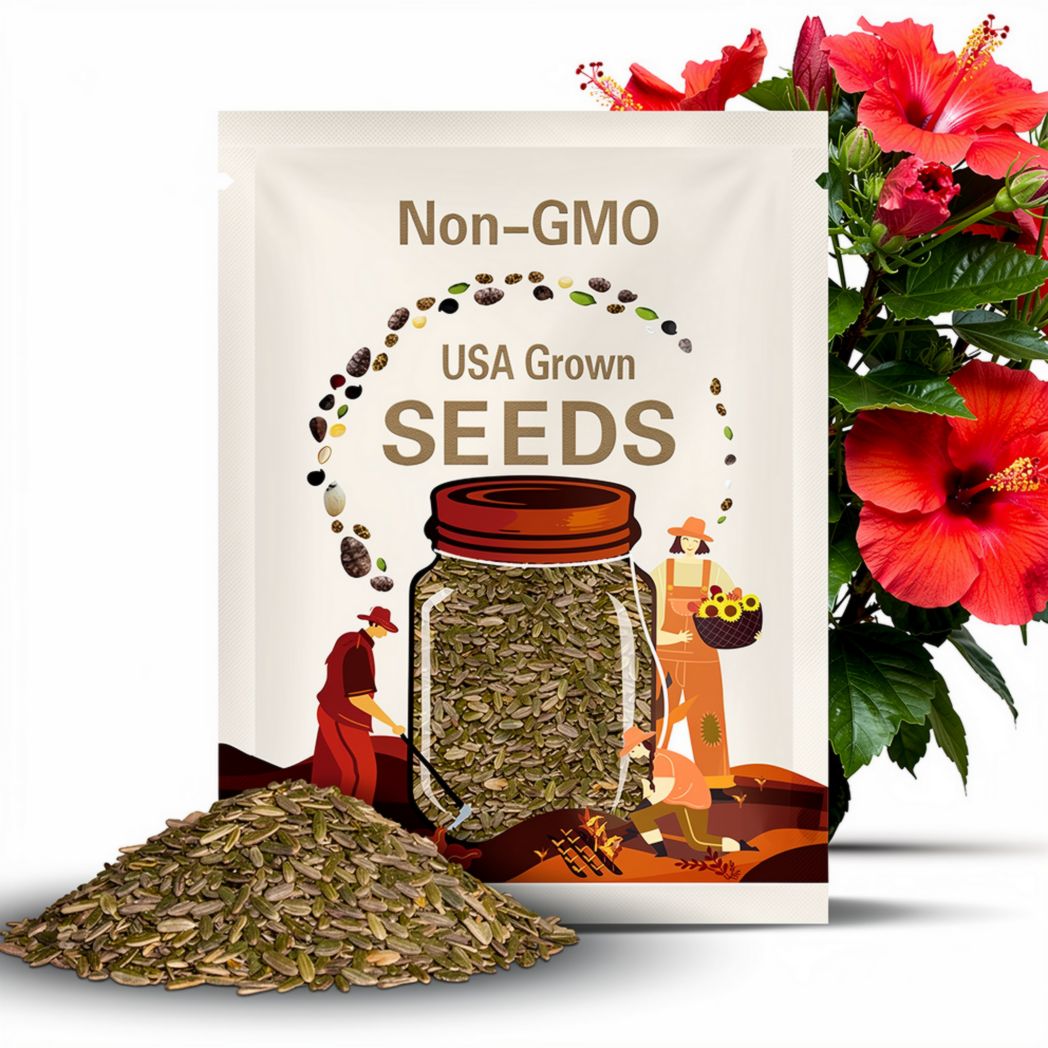 10 Luna Red Hibiscus Seeds: Perennial Garden Plant